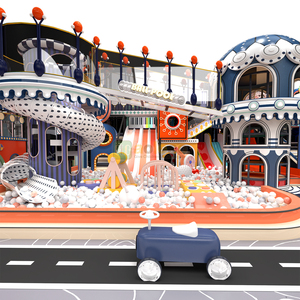 Équipement de terrain de jeu intérieur pour tout-petits, jeux souples pour enfants, ensemble de toboggans personnalisés pour enfants, jeux souples - Product Image 3