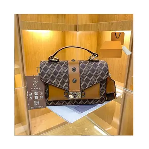2024 Wholesale women's handbags Hot fashion PU printed single shoulder women's crossbody bag luxury long shoulder travel bag
