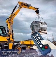 Control Remoto Inalámbrico Industrial de 433mhz, Transmisor y Receptor Inteligente, 8 Botones de Doble Velocidad, Automático, Impermeable IP68, Venta al Por Mayor