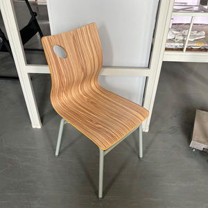 เก้าอี้ร้านอาหารราคาประหยัด คุณภาพดี ออกแบบตามหลักสรีรศาสตร์ ไม่มีที่วางแขน ขาเหล็กสแตนเลส เหมาะสำหรับใช้ในห้องเรียนโรงเรียน - Product Image 3