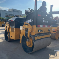 Mini-compacteur routier d'occasion de marque chinoise Xmr603 de 6 tonnes, compacteur à double tambour d'occasion
