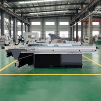 Mesin Gergaji Meja Geser Industri 3200mm untuk Memotong Kayu Lapis dan Kayu, Mesin Gergaji Panel Multifungsi untuk Pembuatan Furnitur