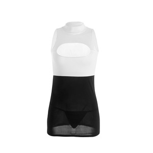 Sexy and alluring lingerie set, hot and sexy, perfect for a secretary, no need to remove, black and white maid outfit, - Product Image 5