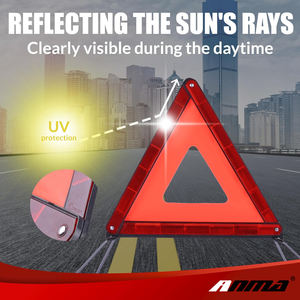 Triángulo <span class=keywords><strong>Reflectante</strong></span> de Emergencia para <span class=keywords><strong>Auto</strong></span>, Señal de Advertencia para Vehículos en Avería - Product Image 5