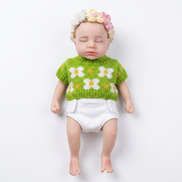Poupée souple en silicone massif, mini-jouet de mode pour filles et garçons, taille 30-50 cm, pour les 3 ans et plus