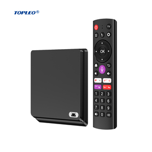 Topleo TV BOX ANDROID TV ET abonnement điều khiển từ xa 4k thông minh miễn phí certificado chứng nhận OEM Android TV Box - Product Image 1