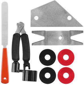 Kit d'outils de réparation de guitare, 20 pièces, pinces à fils, organisateur de <span class=keywords><strong>cordes</strong></span>, clés hexagonales, broches de pont pour guitare, ukulélé, <span class=keywords><strong>basse</strong></span> - Product Image 5