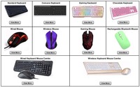 Suku Cadang Laptop Keyboard Kabel Khusus USB Mini Key Board
