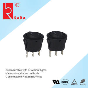 สวิตช์โยกขนาดเล็กแบบ16A KR1-7 250VAC 1NO กลม2P 3P ผสม1NC - Product Image 3