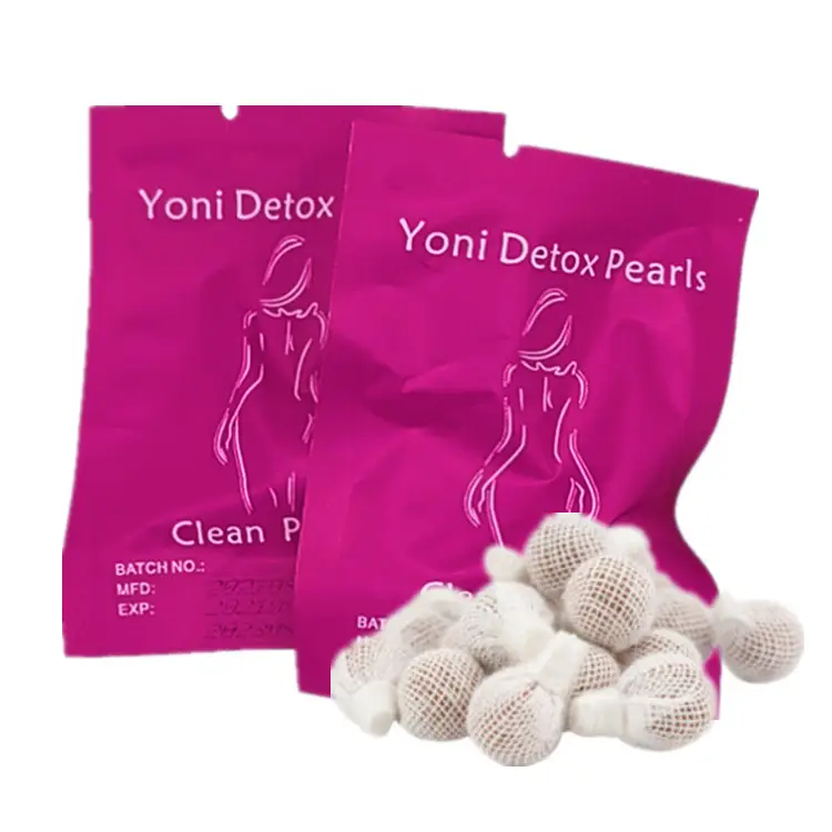 Natural herbal yoni pearls Womb healing detox tampons Yoni Detox Pearls