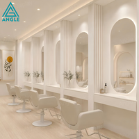 Étagères de présentation robustes avec éclairage LED intégré, solution commerciale complète pour salons, service de conception sur mesure