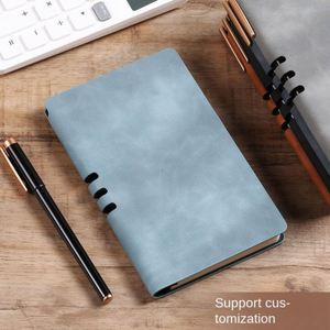 Carnet A5 en cuir à couverture rigide imprimé avec 100 feuilles pour livre d'or professionnel et journal de bien-être - Product Image 2