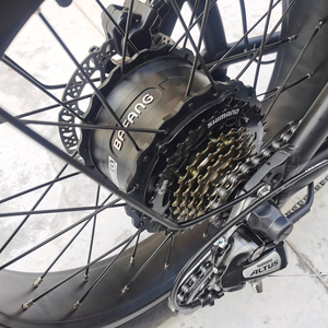 จักรยานไฟฟ้าสำหรับผู้ใหญ่ ยี่ห้อ Manufacturer รุ่น Fat Tire Travel ขนาด 20 นิ้ว แบตเตอรี่ลิเธียม 73 พร้อมดิสก์เบรกอะลูมิเนียม สำหรับผู้โดยสาร - Product Image 5