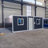 Maison de vie de luxe préfabriquée détachable Maison en conteneur mobile préfabriquée Panneau mural en sandwich Maison en conteneur extensible vert