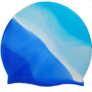 Bonnet de bain professionnel haute élasticité personnalisé pour hommes, femmes et adultes, antidérapant, protection des oreilles, mélange de couleurs, silicone, USA Mariun Mr001 - Product Image 2