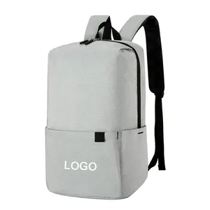 Custom logo cheap unisex business laptop backpack antfleece waterproof large capacity student backpack with USB port