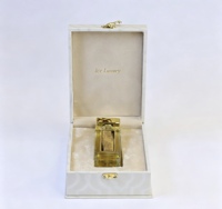 Caja de Regalo de Aceite Perfumado en Envase de Cuero de 50 ml, Colección de Terciopelo, Fragancia de Lujo, Botella de Aceite Esencial, Materiales Reciclados, Moderno