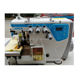 Máquina de Coser Industrial Usada Jack C3 de Alta Velocidad, Automática, de 3 Hilos, Overlock Computarizada para Camisas - Product Image 1