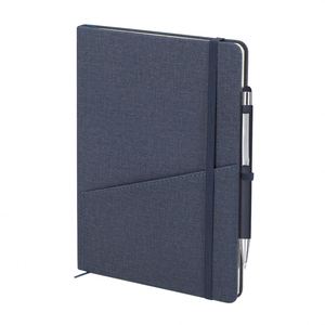 New Arrival <b>A5</b> Journal Eco-friendly Recycled PU Leather Hardcover Front Pocket Elastic Strap Office Promotional Thank Notebook - Product Image 1