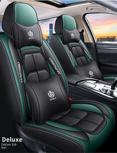 Housse de Siège Auto en Cuir Universelle pour Toutes Voitures Cinq Places, Couverture Intégrale Quatre Saisons, Coussin Respirant Résistant à l'Usure et Anti-Salissure - Product Image 3