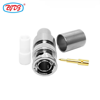 Connecteur RF à sertir de type BNC mâle pour connecteurs coaxiaux coaxiaux RF BJR400 RG8 RG214 RG213 en stock