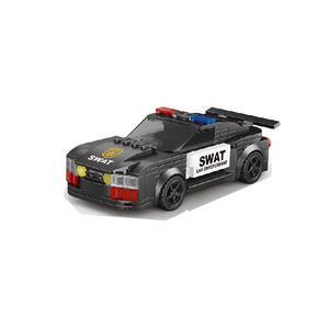 Ocho Grid Car <span class=keywords><strong>SWAT</strong></span> Special Vehicle Squad Car Building Blocks Sets Decoración Educativa Múltiples Diseños - Product Image 1