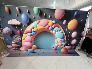 Fondali di Halloween per la fotografia castello della tomba pipistrello della strega lanterna della zucca della notte orribile sfondi del ritratto del bambino Photocall - Product Image 4