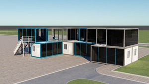 Custom Modern Outdoor ZCS Container House <strong>Flat</strong> Pack Expandable Mobile Bar <strong>Easy</strong> Install Convenience <strong>Store</strong> Made of Sandwich Panel - Product Image 4