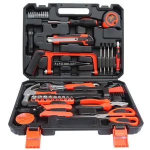 45PCS Handy Household Hand Tool Sets Home Repair Tools Mechanic Set Box