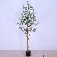 Arbre d'olivier artificiel détachable de haute qualité, plantes à toucher réel, feuilles écologiques et durables, pour intérieur, Noël, Pâques