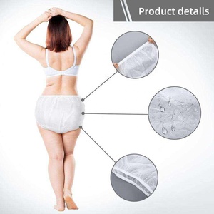VENTE FLASH Couvre-culotte pour <span class=keywords><strong>adulte</strong></span> en <span class=keywords><strong>plastique</strong></span> TPU givré/transparent réutilisable XXL, anti-fuites, pour la protection contre l'incontinence - Product Image 4
