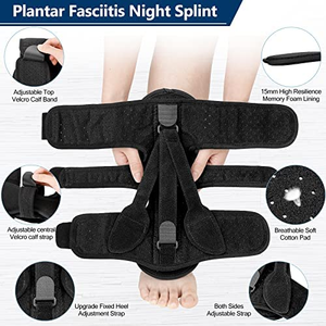 Upgraded Foot Drop Stretch Belt Night Splint Adjustable Unisex Fixed <b>Ankle</b> <b>Brace</b> Foot <b>Support</b> - Product Image 3