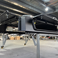 Auvent bas profil 3 portes demi-hauteur pour Toyota Hilux Rocco, en alliage d'aluminium, sur mesure OEM