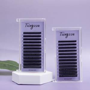 Extensions <span class=keywords><strong>de</strong></span> <span class=keywords><strong>cils</strong></span> Tsingzzu, bande ultra-fine, plateaux <span class=keywords><strong>de</strong></span> <span class=keywords><strong>cils</strong></span>, <span class=keywords><strong>cils</strong></span> londoniens, <span class=keywords><strong>cils</strong></span> coréens en PBT velours, extensions <span class=keywords><strong>de</strong></span> <span class=keywords><strong>cils</strong></span> noires et colorées - Product Image 5