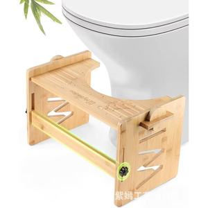 เก้าอี้ไม้ปรับระดับได้สำหรับห้องน้ำ ใช้ในบ้าน - Product Image 1