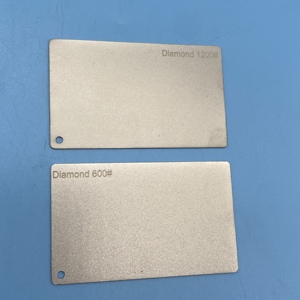 <span class=keywords><strong>Piedra</strong></span> de afilar profesional de alta calidad CBN, tamañ<span class=keywords><strong>o</strong></span> tarjeta de crédito, grano 350/600, doble cara, personalizable OEM para afilar herramientas de precisión - Product Image 3
