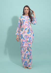 SIPO-ropa moderna plisada, bazu Kurung impreso, venta al por mayor en el Borong de Vietnam, 2023 - Product Image 3