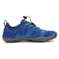 Chaussures de trail minimalistes pour enfants garçons et filles, légères, avec semelle intermédiaire en caoutchouc souple, tige en tissu extensible et doublure en maille