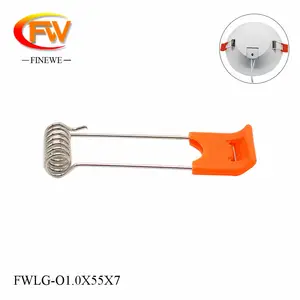 FINEWE 55mm 길이 스프링 홀더 라이트 오렌지 플라스틱 커버