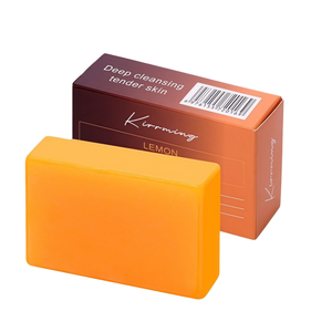 Exclusivo Jabón en Barra Sólido de Ácido Kójico y Cúrcuma, Aroma a Limón, Control de Grasa, Hidratante - Product Image 1