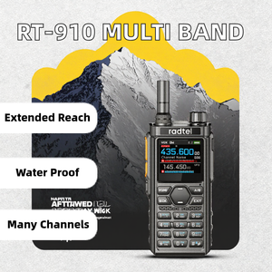 Radtel RT-910 Walkie Talkie Multibanda de 5W y 6 Metros, 45-59MHz TX/RX, 960 Canales <span class=keywords><strong>AM</strong></span>/FM, Bidireccional de Largo Alcance, IPX5 Resistente al Agua - Product Image 2