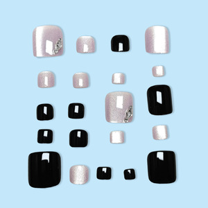 <span class=keywords><strong>Uñas</strong></span> <span class=keywords><strong>Postizas</strong></span> Brillantes <span class=keywords><strong>con</strong></span> Diseño de Cielo Estrellado, Ojo de Gato y Diamantes, <span class=keywords><strong>Uñas</strong></span> Artificiales de ABS, Venta al por Mayor, Parches Decorativos para <span class=keywords><strong>Uñas</strong></span> de los Pies - Product Image 4