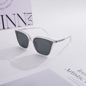 Square Acetate Sunglasses UV400 Protection Fashion Big Frame <b>Shades</b> Black Clear Transparent Outdoor Driving Beach <b>Sun</b> Glasses - Product Image 2
