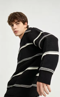 Pulls assortis tendance 2026 pour propriétaire et animal de compagnie – Style urbain chic minimaliste, essentiel classique pour le quotidien, à rayures