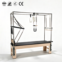 Table de Trapeze Pilates Classique en Bois d'Érable ZENJOY – Lit d'Entraînement Complet pour Studio à Domicile et Rééducation