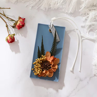 Handgemaakte Gedroogde Bloem Geurkaars Auto Geurend Stuk Hanger Huisdecoratie Geschikt Voor Kamer Kantoor Cadeau