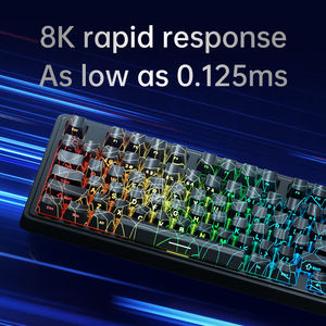 لوحة مفاتيح ألعاب Ajazz AK980 سلكية مع إضاءة خلفية RGB ومفاتيح مغناطيسية، 101 مفتاح، 98% استشعار هول، مفاتيح مغناطيسية - Product Image 3