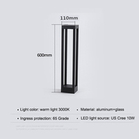 SOFIT BL-002 Modern Bahçe Spot Lambası 220V AC Led Çim Aydınlatma Direği IP54 Alüminyum Alaşım CE Sertifikalı 270 Işın 5000K/75 CRI 2 Yıl Garantili