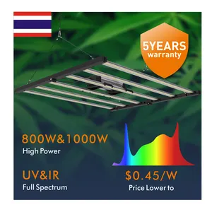 태국 온실 창고 800W 2000W 전체 스펙트럼 Lm301H Lm301B 광섬유 Uv Ir Led 식물 램프 실내 식물에 대 한 빛을 성장