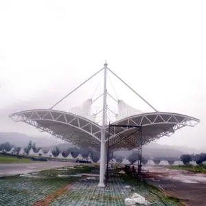 Hangar de vélo Shandong, Structure de Membrane de paysage, usine d'abri, fournisseur de Structure de Membrane de paysage